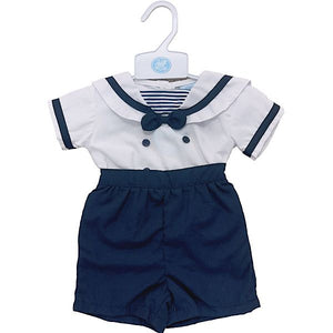 Baby Sailor Bow Tie Shorts & Tee - Navy