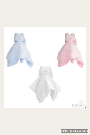 Bubble Bunny Comforter-White, Pink Or Blue