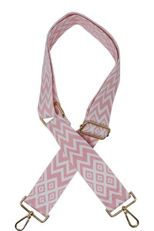 Geometric Zig Zag Strap - Pink