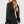 Load image into Gallery viewer, High Neck Blouson Sleeve Skater Texture Dress - Black
