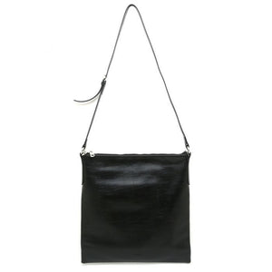 Large Casual Shoulder Bag - Black