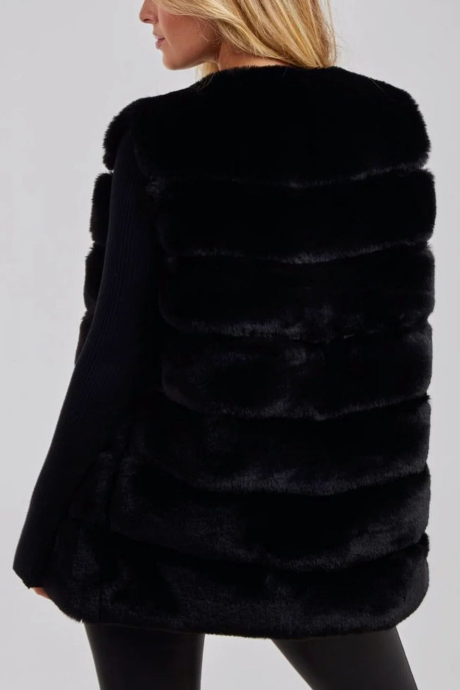 Pelted Fur Gilet Black Tilly s Hull