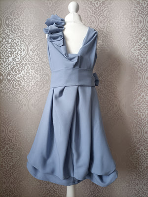 Mini Blonde & Wise Anna Dress - Dusty Blue