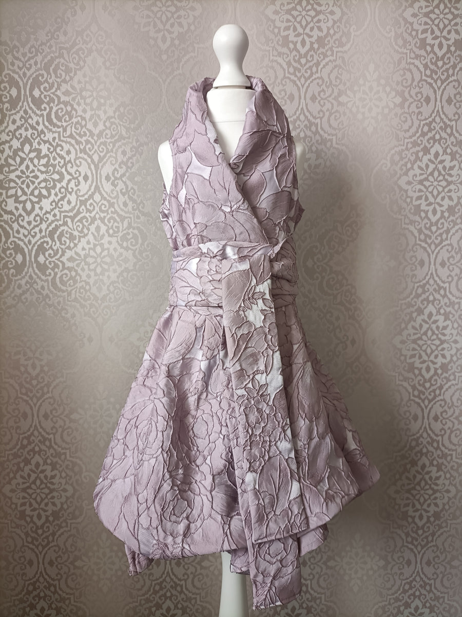 Mini Blonde & Wise Trench Dress - Ocean Rose Lavender