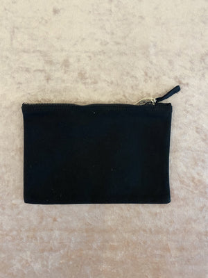 Small Make Up Bag - Black/Gold